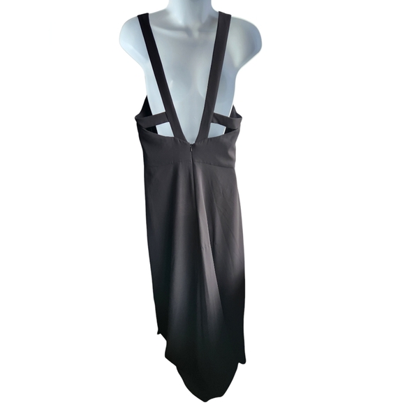 Hayley Paige Black A-Line Maxi Dress Size 10 - Picture 2 of 4